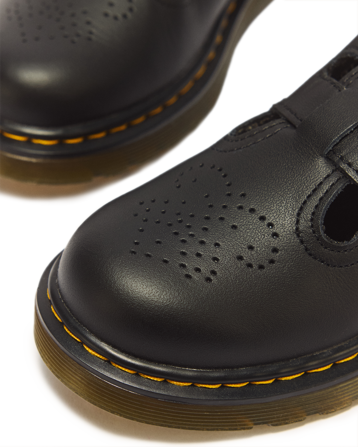 Junior 8065 Softy T Leather Mary Jane Shoes in Black