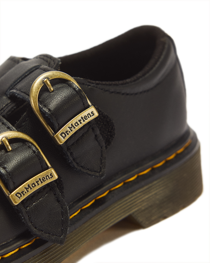 Junior 8065 Softy T Leather Mary Jane Shoes in Black
