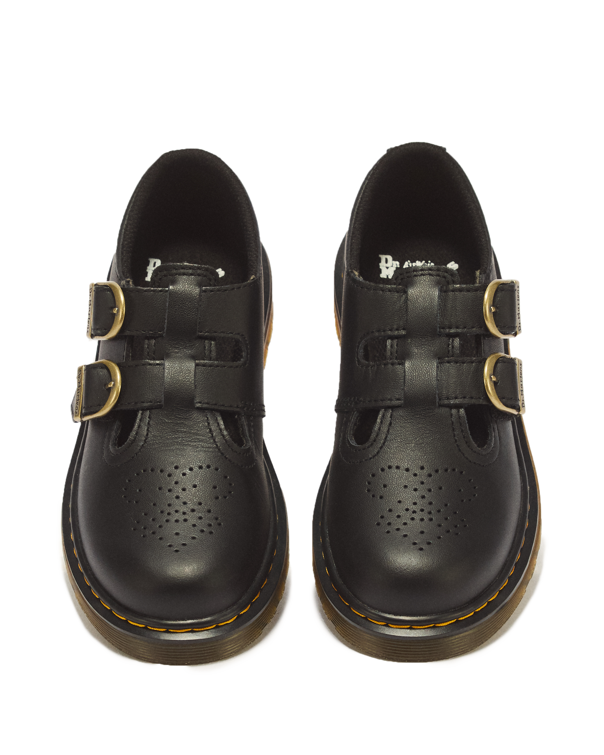 Junior 8065 Softy T Leather Mary Jane Shoes in Black