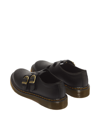 Youth 8065 Softy T Leather Mary Jane Shoes in Black