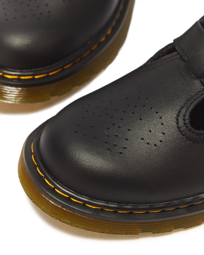 Youth 8065 Softy T Leather Mary Jane Shoes in Black