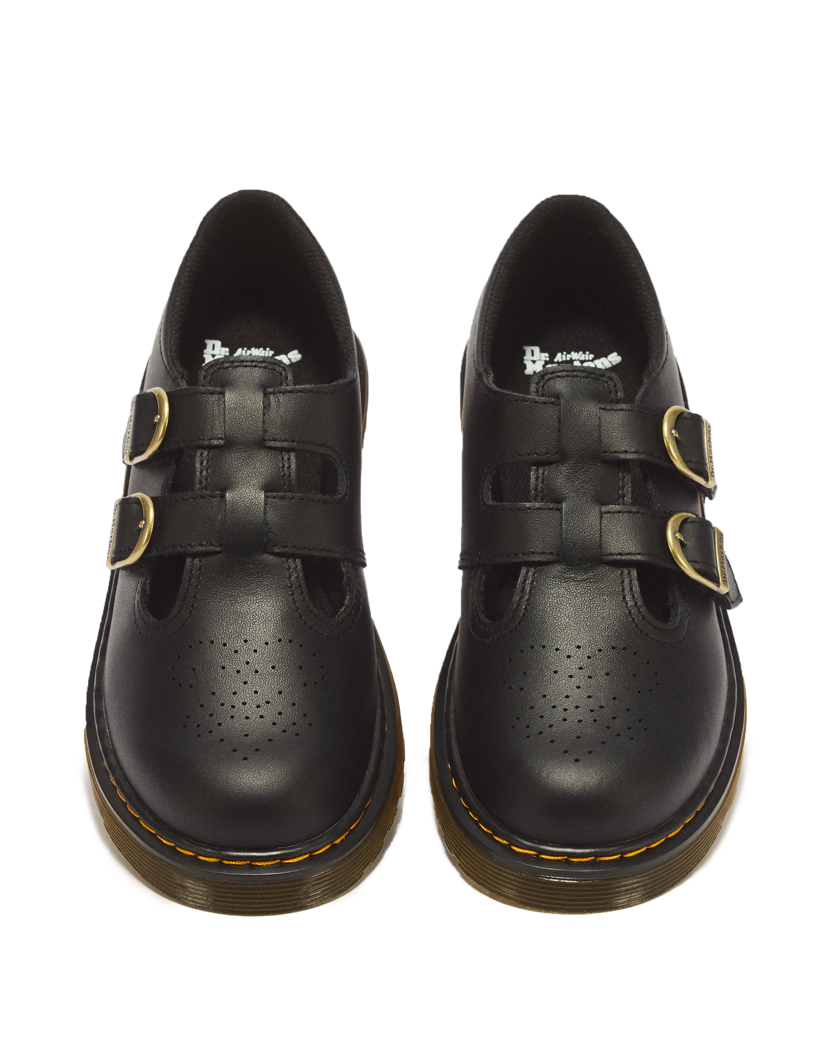 Youth 8065 Softy T Leather Mary Jane Shoes in Black