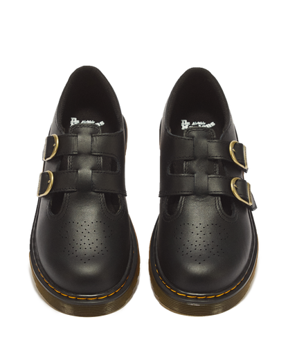 Youth 8065 Softy T Leather Mary Jane Shoes in Black
