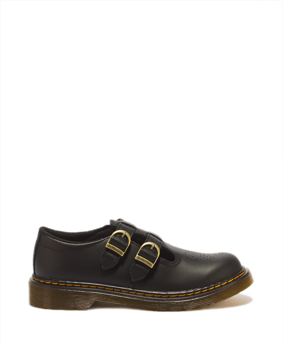 Youth 8065 Softy T Leather Mary Jane Shoes in Black