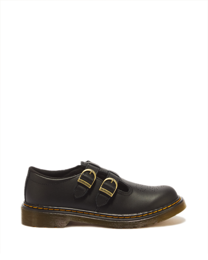 Youth 8065 Softy T Leather Mary Jane Shoes in Black