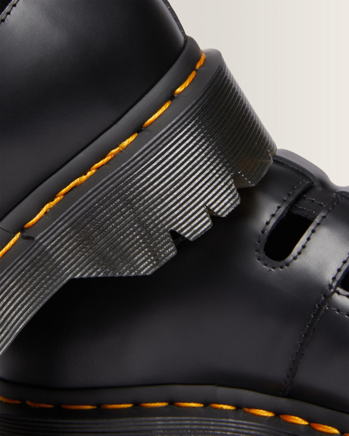 8065 II Bex Smooth Leather Platform Mary Jane Shoes in Black