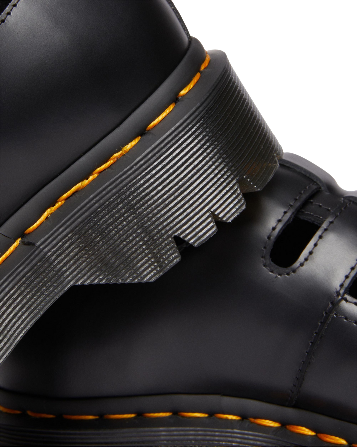 8065 II Bex Smooth Leather Platform Mary Jane Shoes in Black