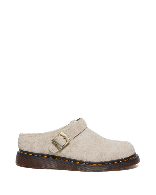 Isham Faux Shearling Lined Suede Slingback Mules in Vintage Taupe