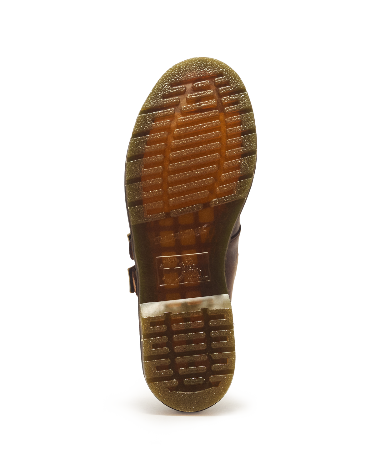 8065 Crazy Horse Leather Mary Jane Shoes in Dark Brown