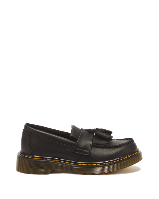 Junior Adrian Softy T Leather Tassel Loafers in Black