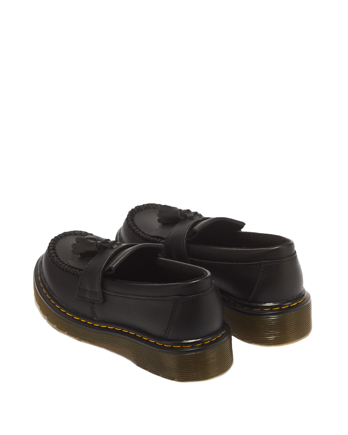 Junior Adrian Softy T Leather Tassel Loafers in Black