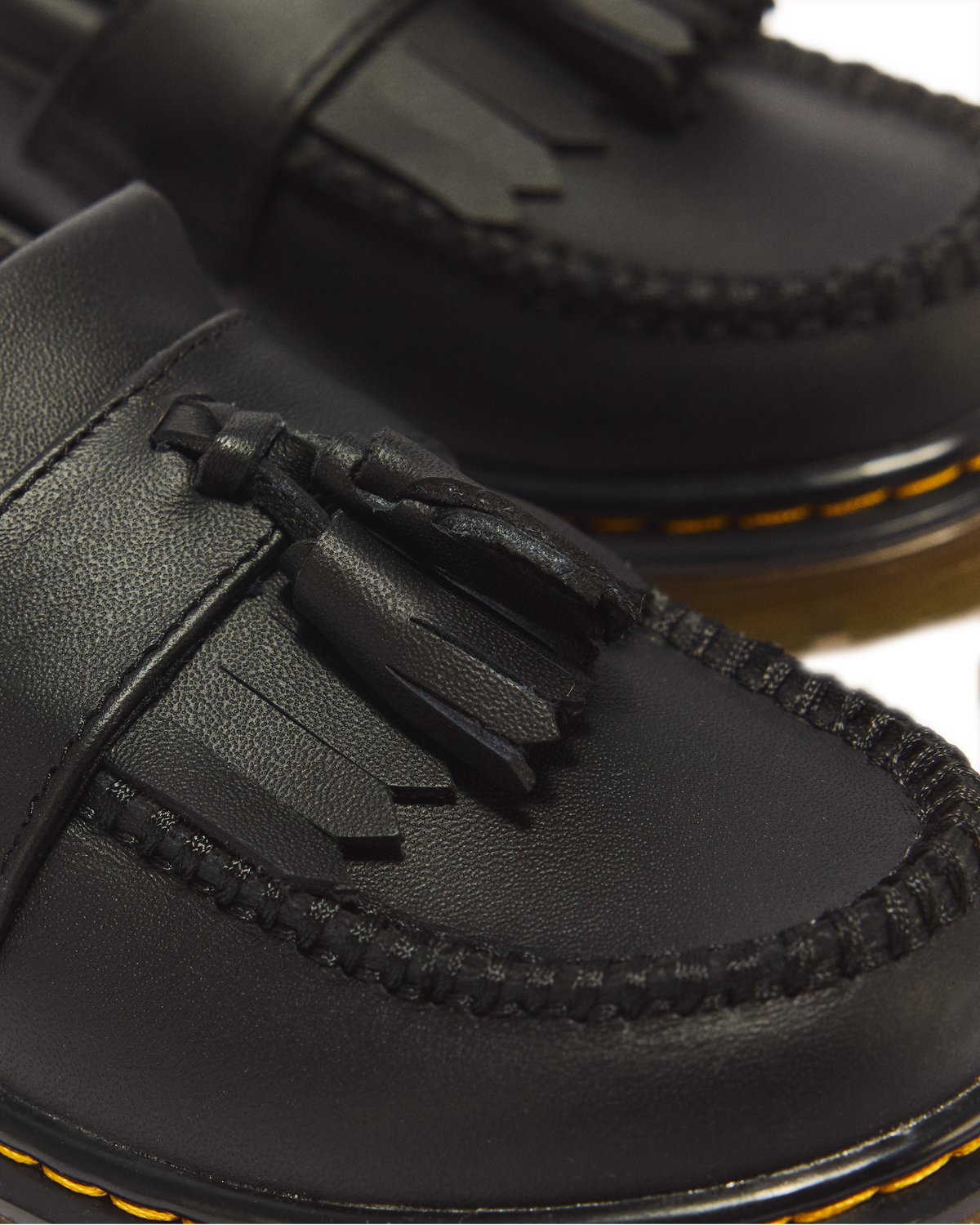 Junior Adrian Softy T Leather Tassel Loafers in Black