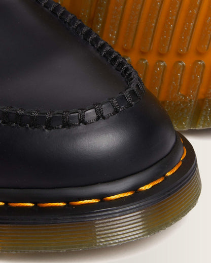 Penton Smooth Leather Loafers in Black