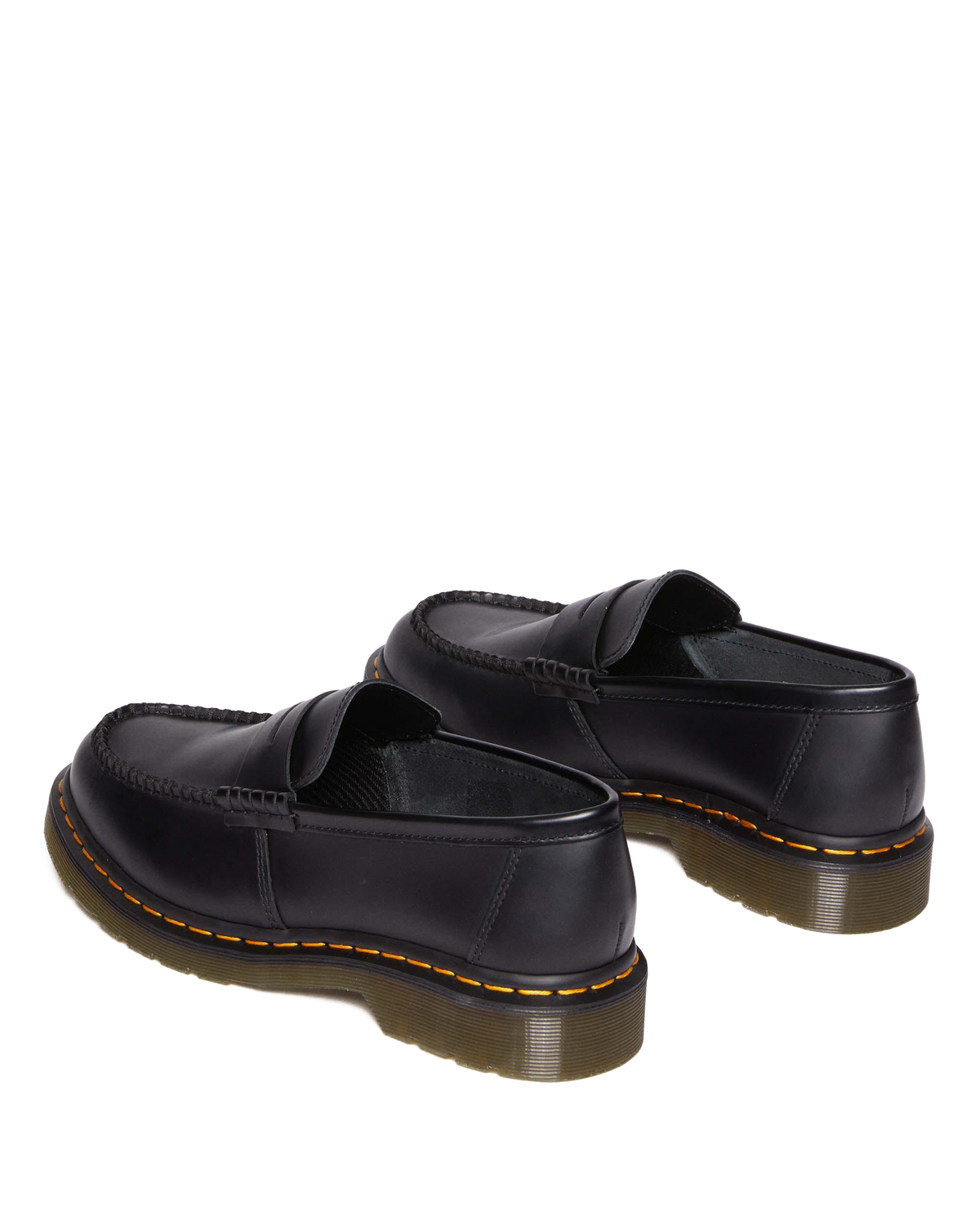 Penton Smooth Leather Loafers in Black