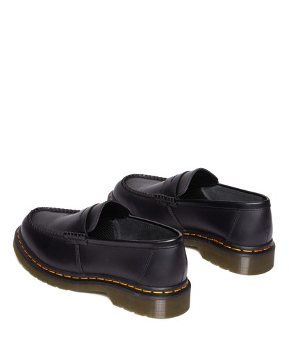 Penton Smooth Leather Loafers in Black