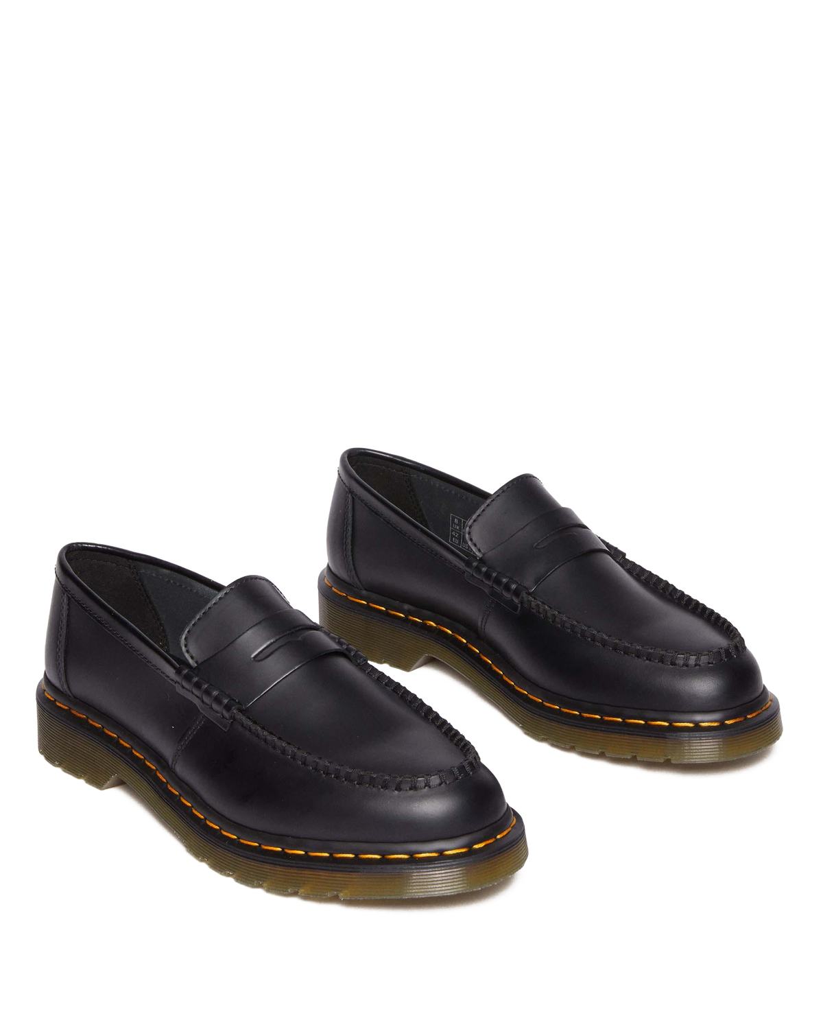 Penton Smooth Leather Loafers in Black