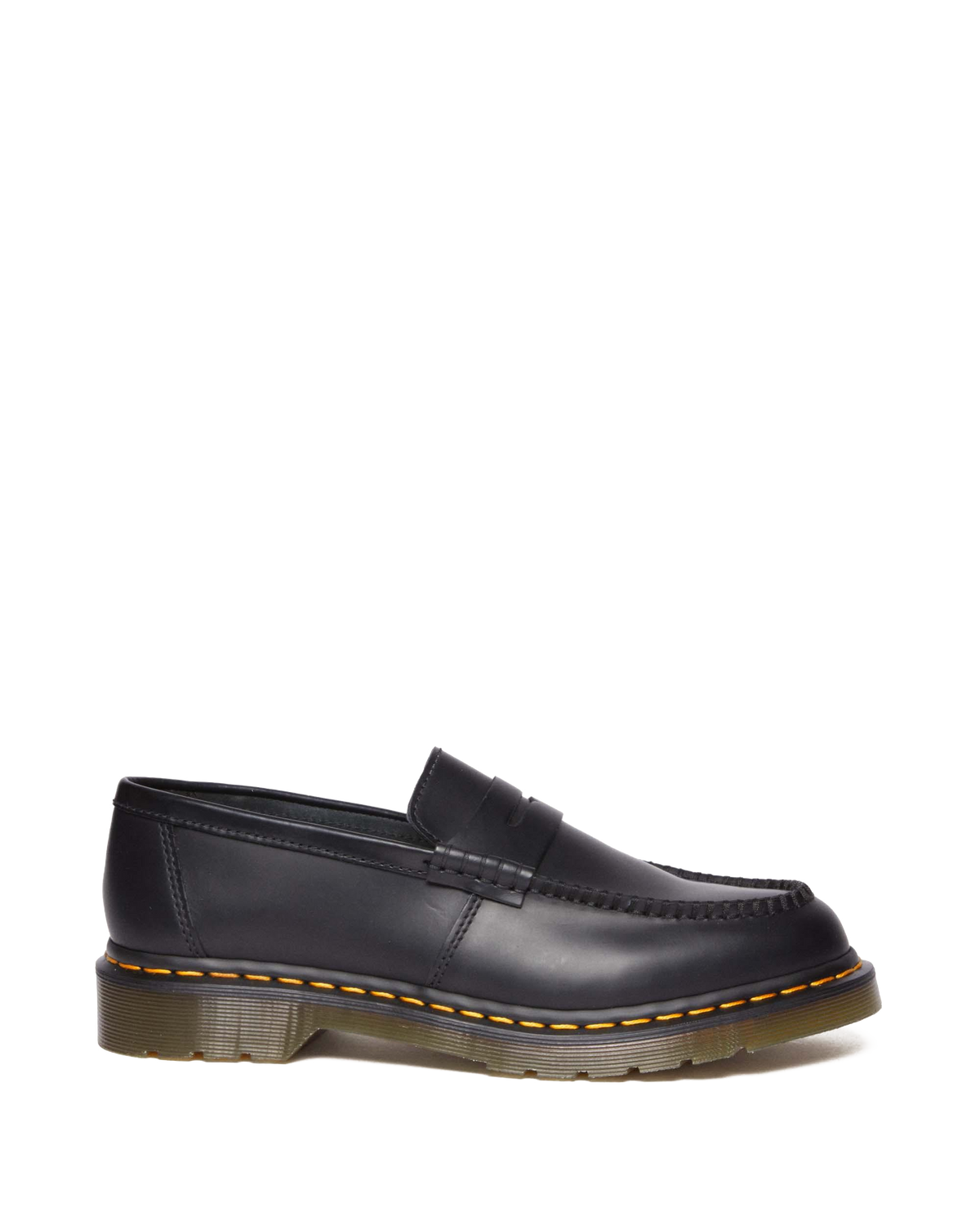 Penton Smooth Leather Loafers in Black