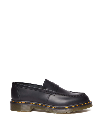 Penton Smooth Leather Loafers in Black