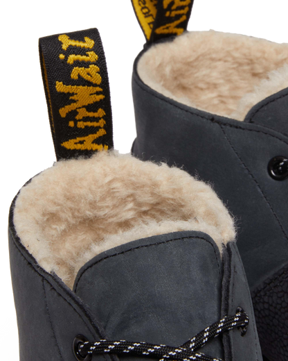 Church Nubuck & Pebble Leather Monkey Boots in Black
