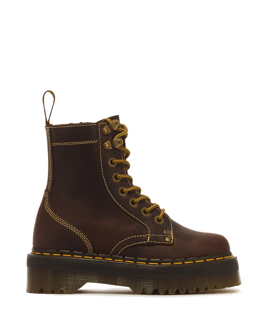 Jadon Boot Arc Crazy Horse Platforms in Brown