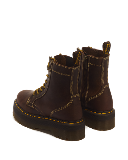 Jadon Boot Arc Crazy Horse Platforms in Brown
