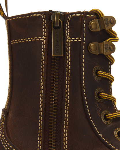 Jadon Boot Arc Crazy Horse Platforms in Brown