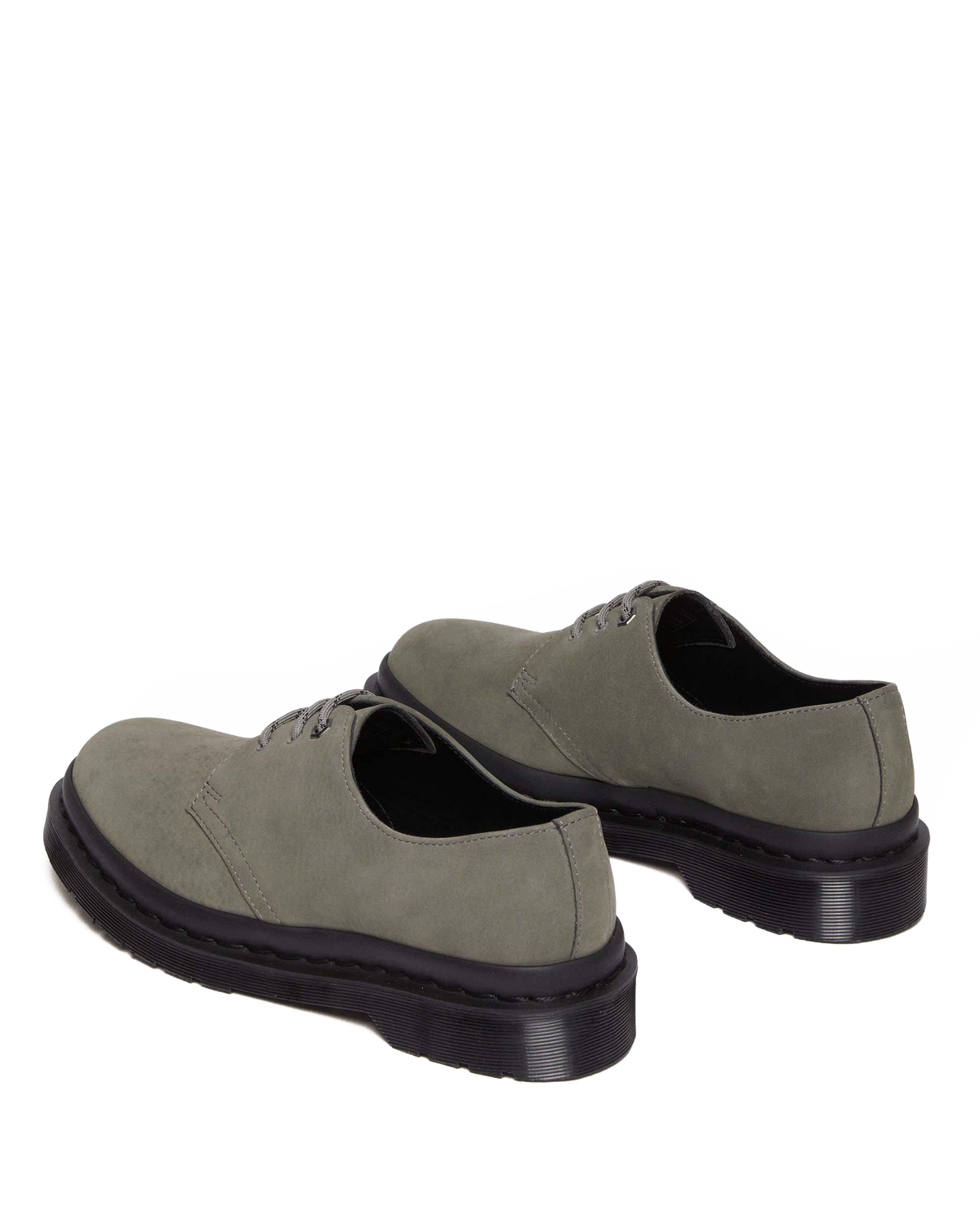 1461 Milled Nubuck Oxford Shoes in Nickel Grey
