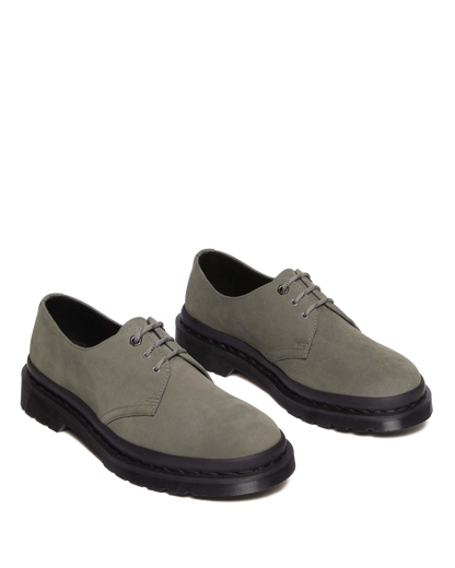 1461 Milled Nubuck Oxford Shoes in Nickel Grey