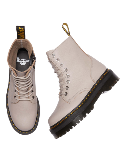 Jadon III Boot Pisa Leather Platforms in Vintage Taupe