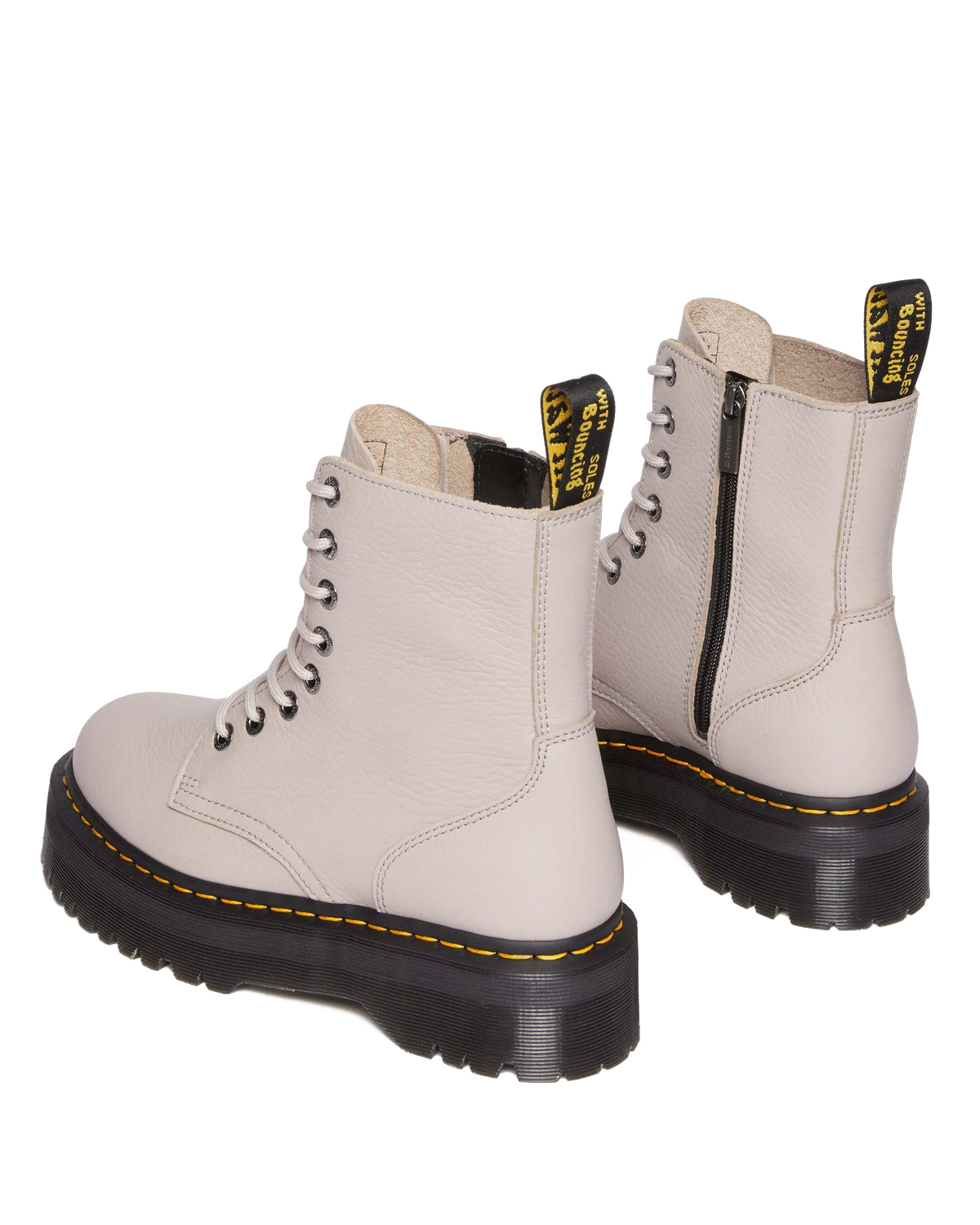 Jadon III Boot Pisa Leather Platforms in Vintage Taupe