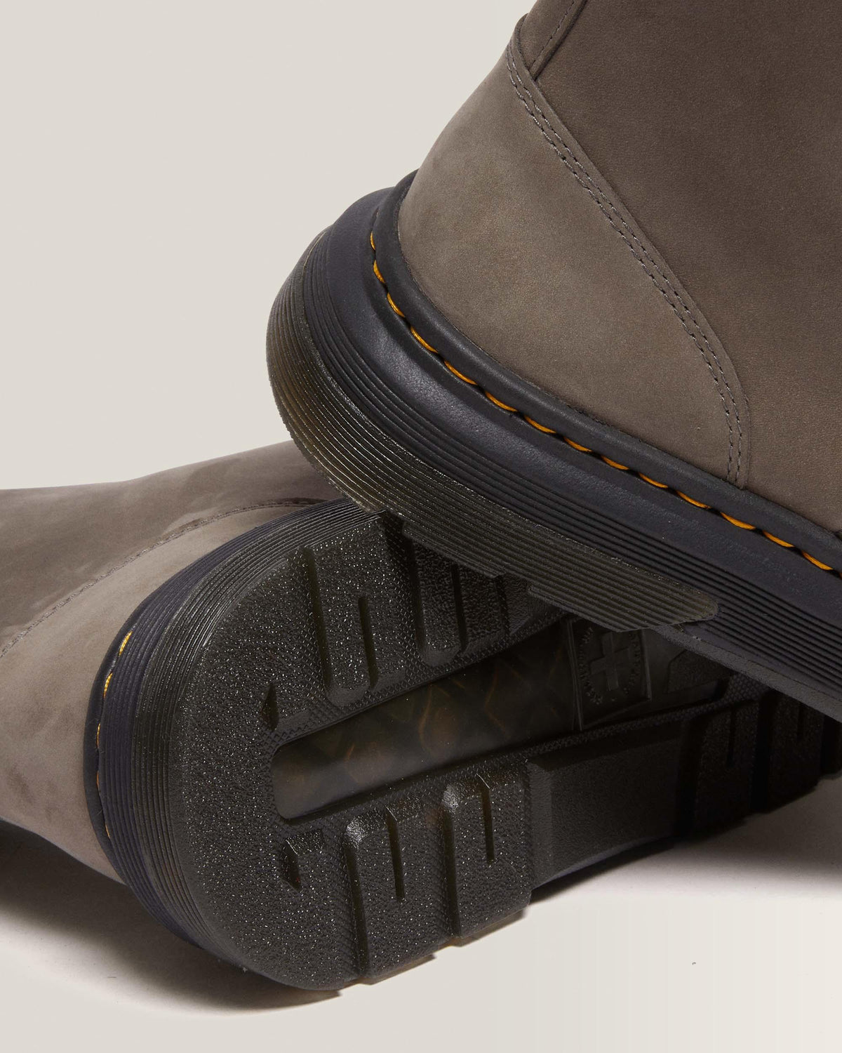 Crewson Nubuck Leather Everyday Boots in Gunmetal