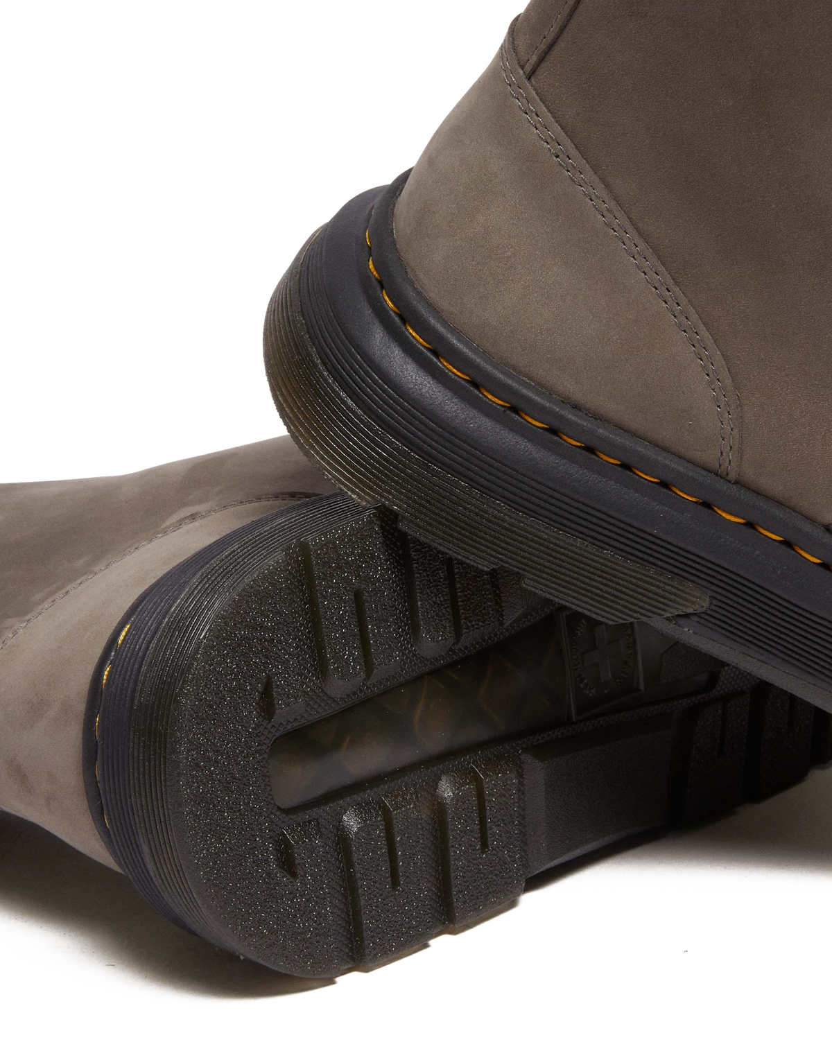 Crewson Nubuck Leather Everyday Boots in Gunmetal