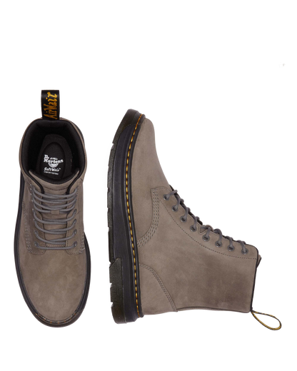 Crewson Nubuck Leather Everyday Boots in Gunmetal