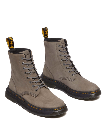 Crewson Nubuck Leather Everyday Boots in Gunmetal