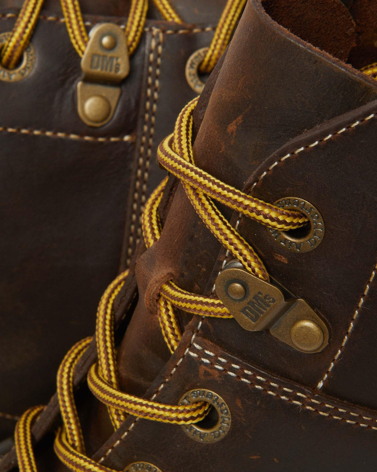 Church Arc Crazy Horse Platform Monkey Boots in Dark Brown