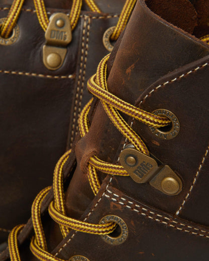 Church Arc Crazy Horse Platform Monkey Boots in Dark Brown