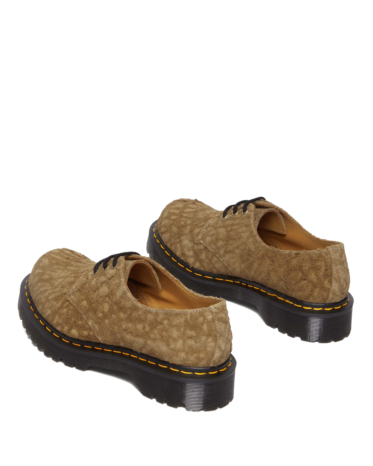 1461 Bex Made in England Emboss Suede Oxford Shoes in England Emboss Suede Oxford Shoes in Savannah Tan