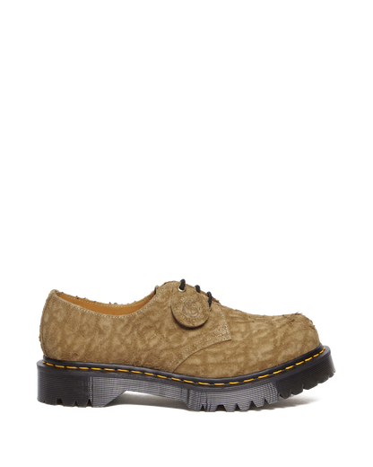 1461 Bex Made in England Emboss Suede Oxford Shoes in England Emboss Suede Oxford Shoes in Savannah Tan