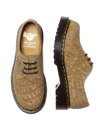 1461 Bex Made in England Emboss Suede Oxford Shoes in England Emboss Suede Oxford Shoes in Savannah Tan