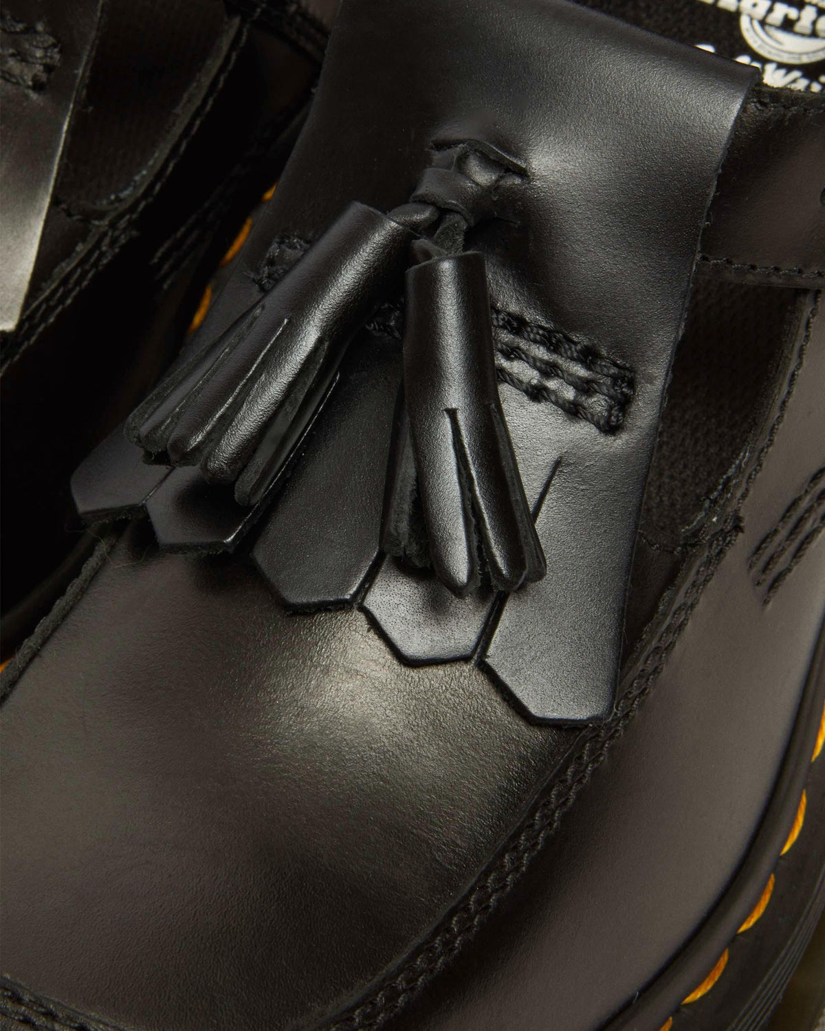 Corran Atlas Leather Mary Jane Heeled Shoes in Black Atlas