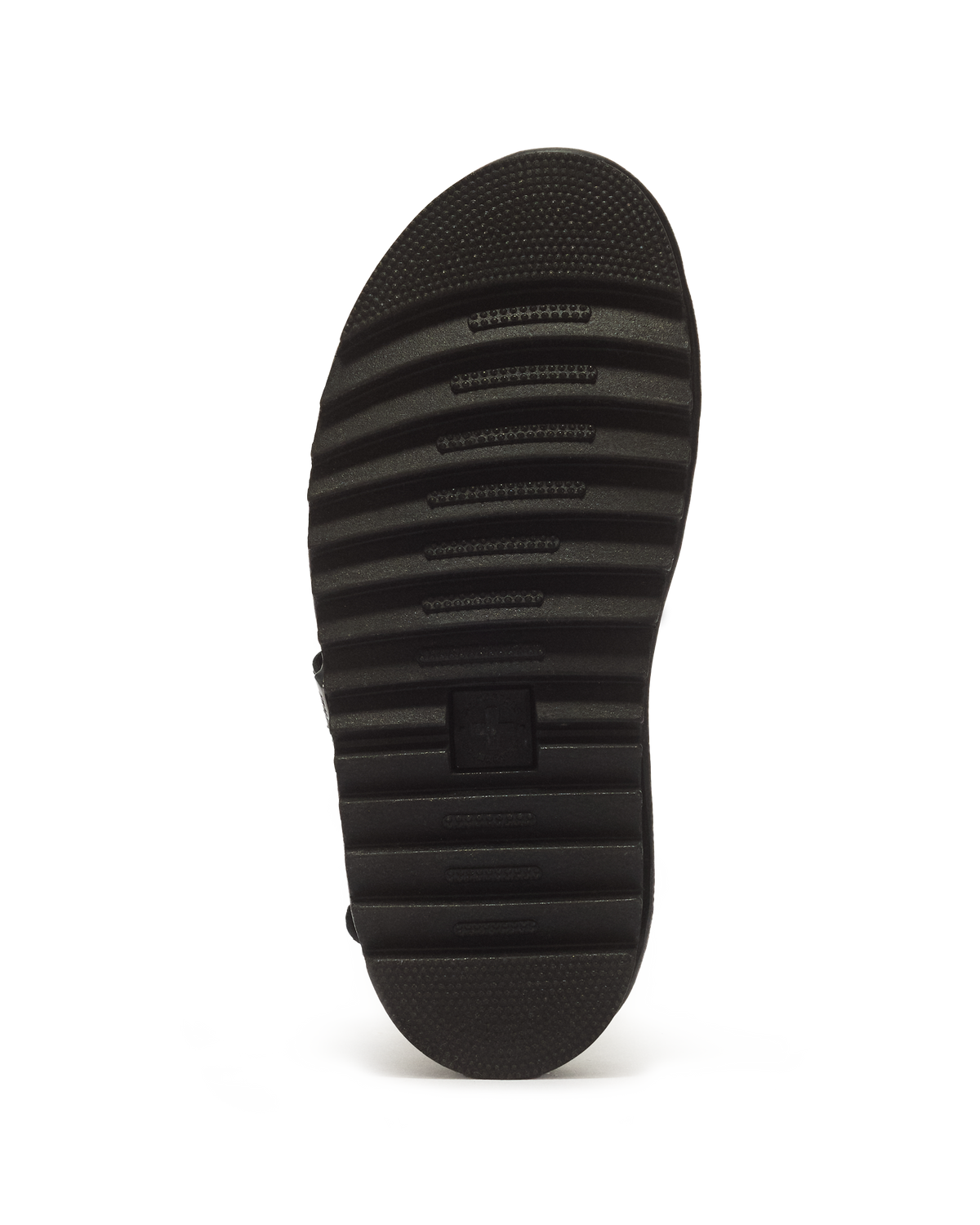 Voss II Athena Leather Strap Sandals in Black