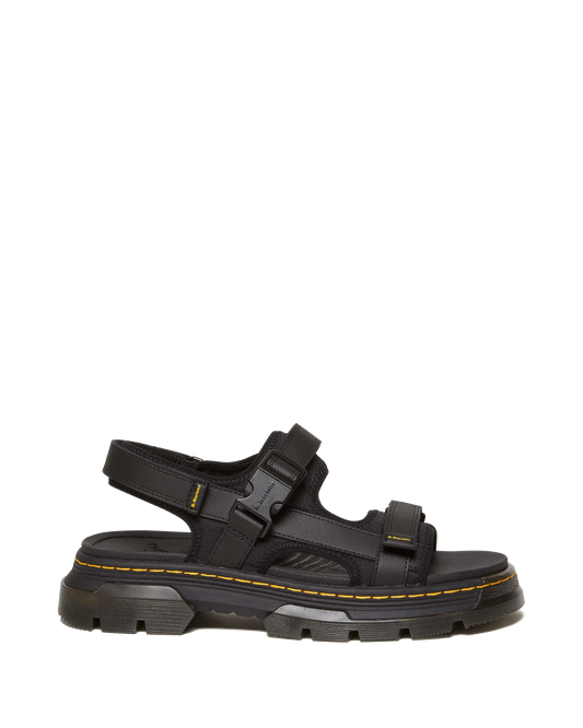 Forster Poly Webbing Sandals in Black