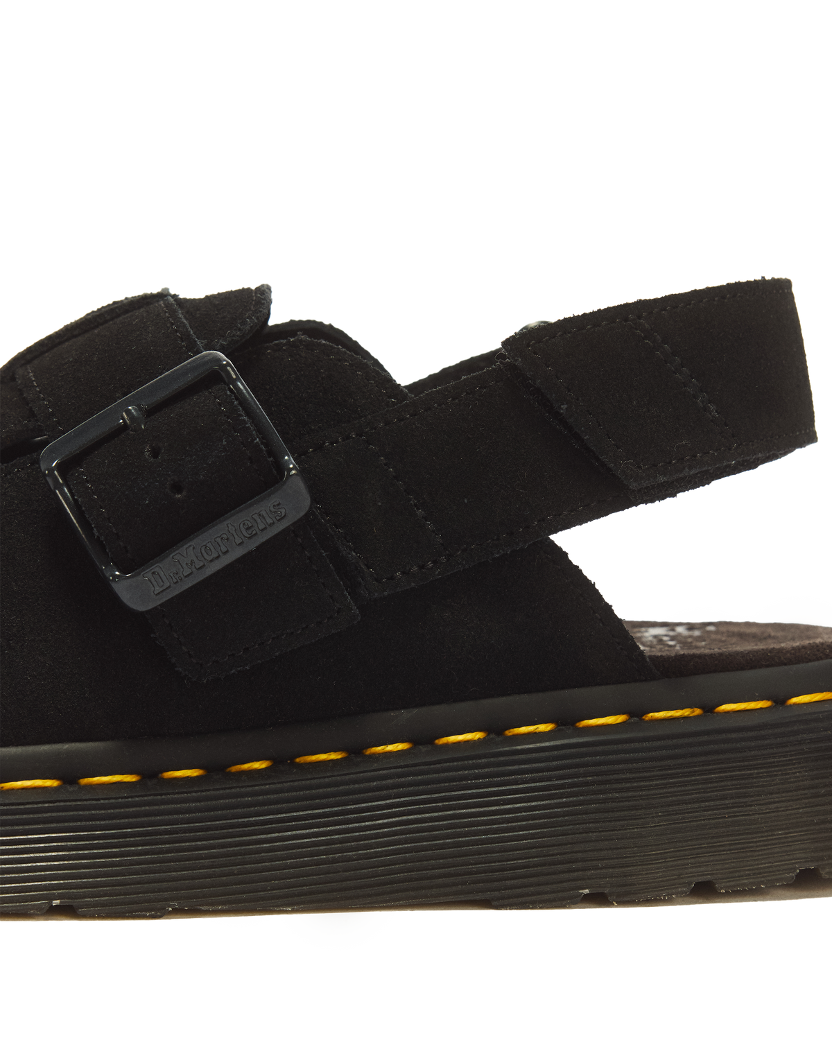 Jorge II Suede Slingback Mules in Black