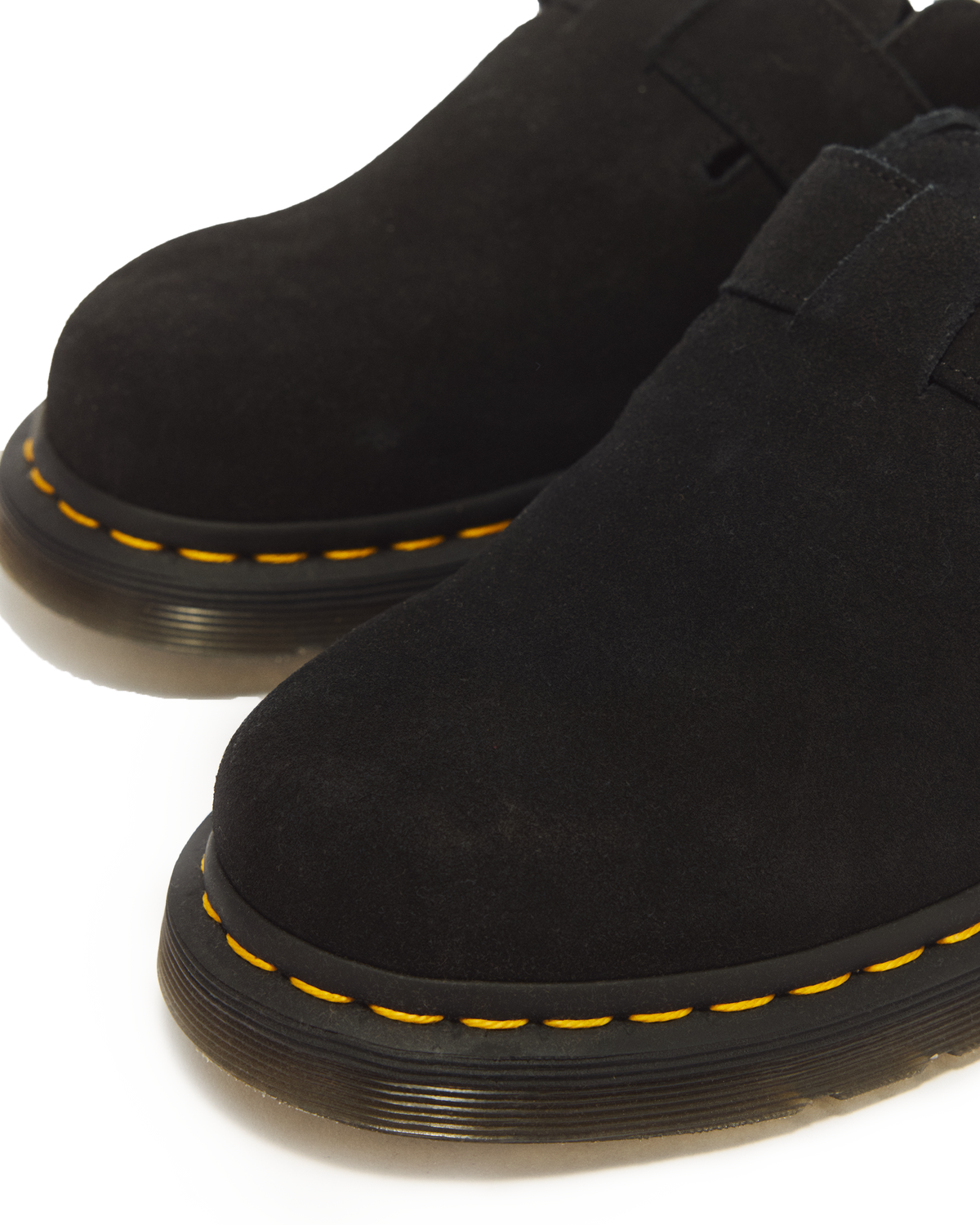 Jorge II Suede Slingback Mules in Black