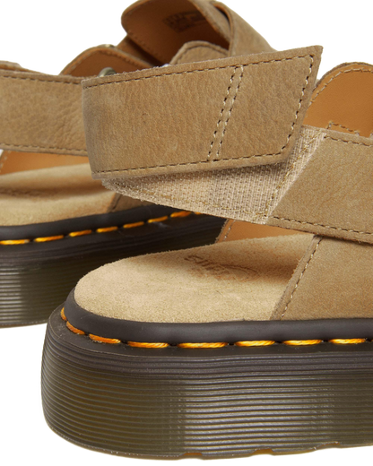 Jorge II Tumbled Nubuck Leather Slingback Mules in Savannah Tan