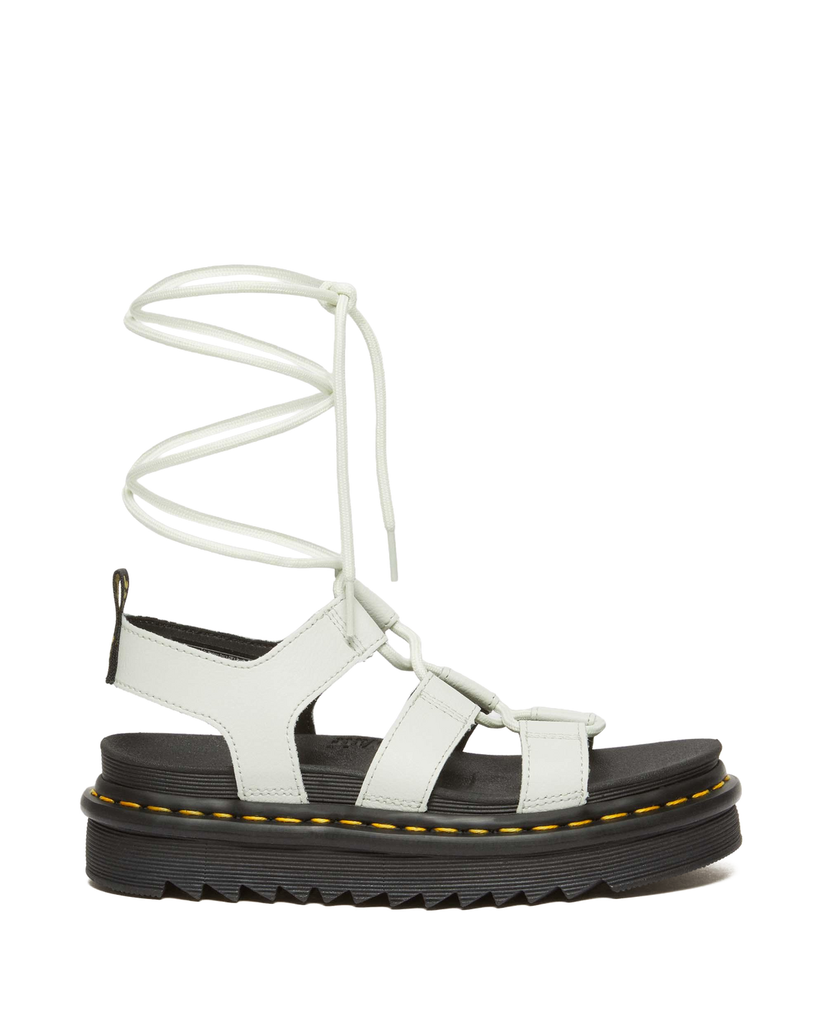 Nartilla Athena leather gladiator sandals in Smoked Mint
