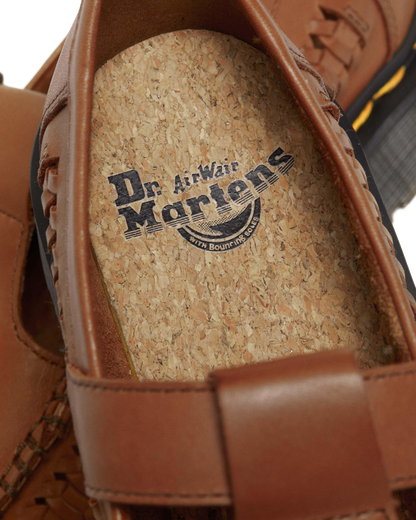 Adrian T-Bar Leather Mary Jane Shoes in British Tan