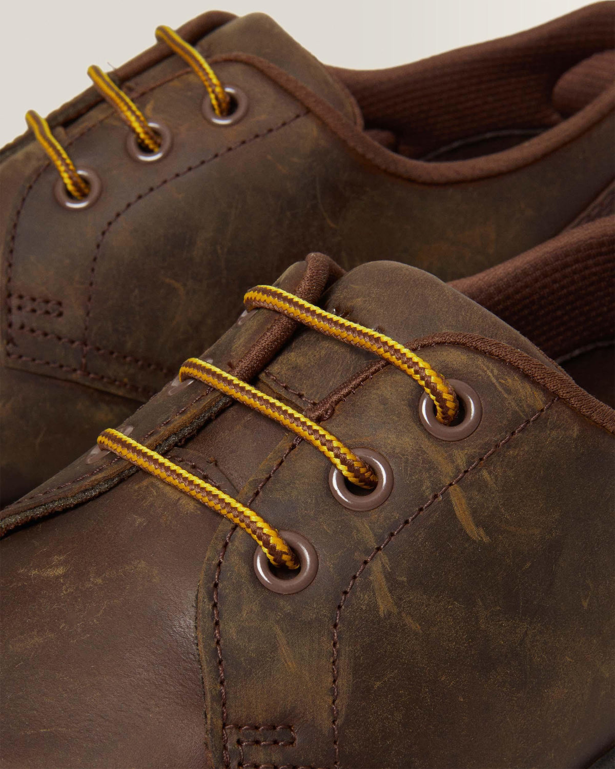 Crewson Lo Crazy Horse Leather Casual Shoes in Dark Brown