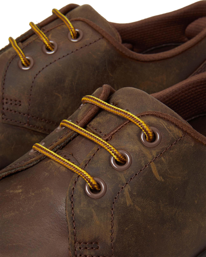 Crewson Lo Crazy Horse Leather Casual Shoes in Dark Brown