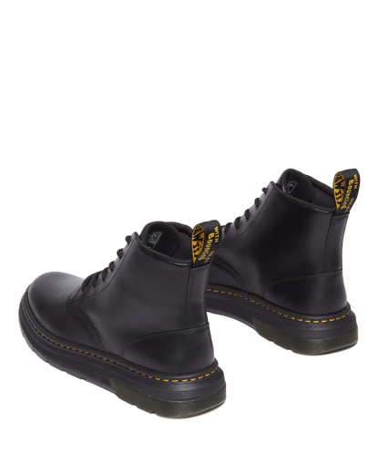Crewson Chukka Lace Up Leather Boots in Black